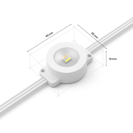 Girlanda Ogrodowa Zewnętrzna 18m IP65 32LED RGB SMART Inteligentna Bluetooth ZigBee White and Color Ambiance Festavia Philips HUE