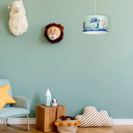 Lampa Wisząca Sufitowa DELFINKA FINKA MiniMini 1xE27 Milagro