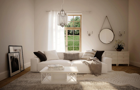 Kinkiet Ścienny Lampa Natynkowa 2x E14 Chrom Klasyczna HAMPTON 8155 Nowodvorski