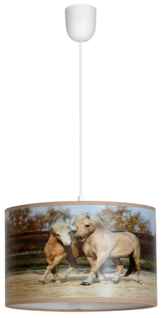 Lampa Wisząca Sufitowa HORSES 1xE27 Milagro