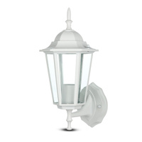 Lampa Ogrodowa Oprawa Elewacyjna Kinkiet E27 Jednostronny Biały mat VT-749 V-TAC