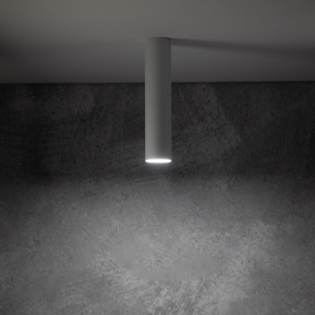 Oprawa Natynkowa Sufitowa GU10 SPOT TUBA Biała FOURTY S 10734 Nowodvorski