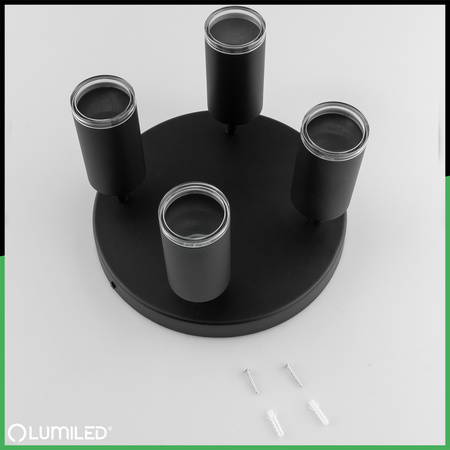 Lampa Sufitowa SPOT TUBA Reflektor LED Oprawa Halogenowa ADERO 4xGU10 Plafon Lumiled