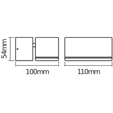 Kinkiet Ogrodowy Lampa Elewacyjna Zewnętrzna LED 7.5W 320lm 3000K Ciepła Szary IP44 Endura Osram