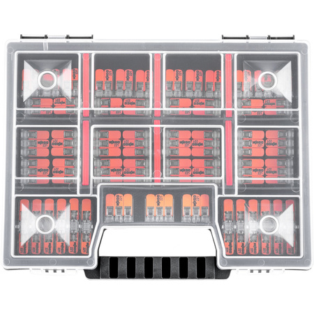 Szybkozłączki Złączki Instalacyjne WAGO Zestaw 60 sztuk - 20x 221-2411 20x 221-412 20x 20x 221-413