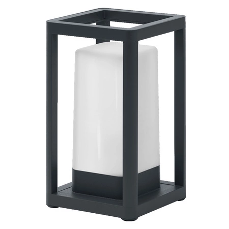 Lampa Ogrodowa Stołowa LED Akumulatorowa 5W 270lm 3000K Ciepła RGBW USB Ściemnialna IP44 Szary SMART+ WiFi Frame Ledvance