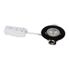 Oprawa Sufitowa Podtynkowa LED FIZU DOWNLIGHT 4.8W 3000K IP20 Ruchoma Czarna KANLUX