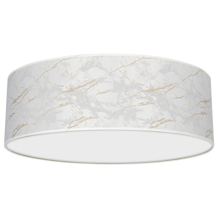 Plafon LED Lampa Sufitowa SENSO Biała Złota 3xE27 Ø60cm Milagro