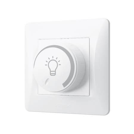 Ściemniacz LED 200W 10A Natynkowy Biały BINERA VIDEX