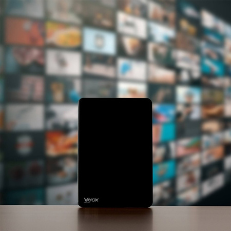 Antena Pokojowa ze Wzmacniaczem do Telewizji Naziemnej DVB-T/T2 Aktywna 4K Mocna VAYOX