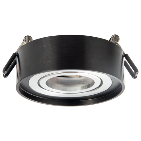 Oprawa Podtynkowa MR16 Czarna Srebrna 12V GAJA Sanico Goldlux