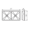 Lampa Znak Awaryjny LED 1.95W 125lm 5000K Zimny Natynkowa Biała IP65 ONTEC Kanlux
