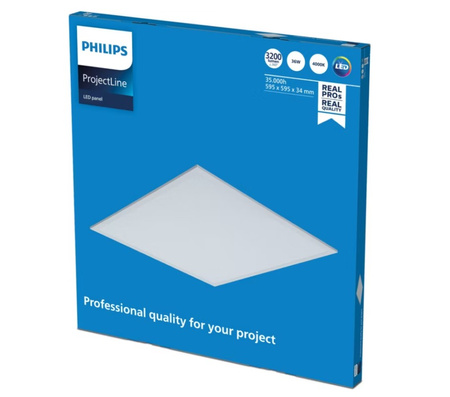 Panel LED 60x60 36W 3200lm 4000K Biała Projetline Philips