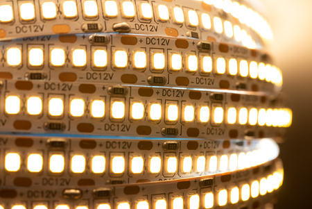 Taśma LED Pasek 12V 120W 1200LED 2835 Ciepła 10mm 5m