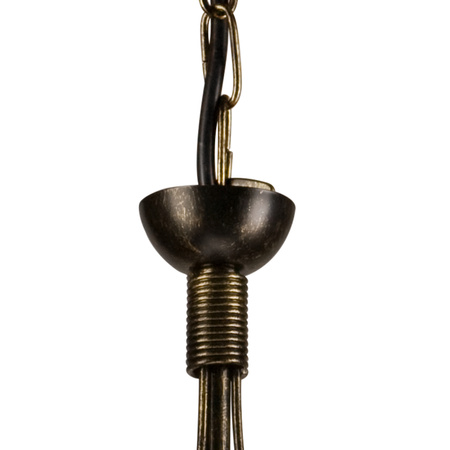 Lampa Wisząca Sufitowa DONATO 3xE14 Żyrandol Czarna Klasyczna LM-3.29 Lamkur