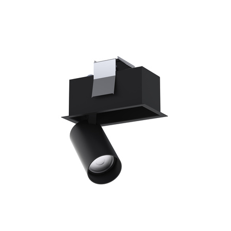 Lampa Sufitowa Oprawa Podtynkowa Reflektor Punktowa Halogenowa SPOT GU10 Czarna Nowoczesna MONO DEEP 10458 Nowodvorski