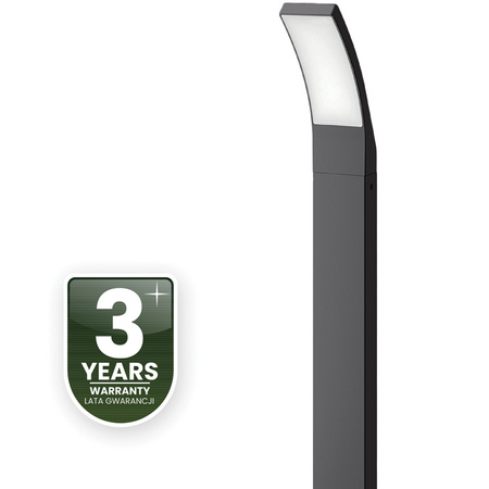 Lampa Ogrodowa Słupek Zewnętrzny Stojący 11W LED 4000K ANVES 80cm LUMILED