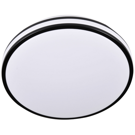 Plafon ORBIT 40 oprawa lampa sufitowa LED 24W GOLDLUX (Polux) CZARNY 2600lm 4000K