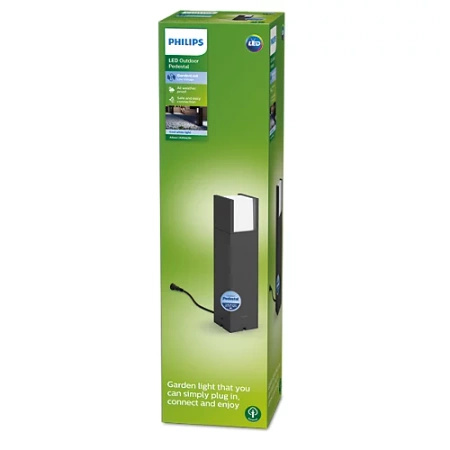 Lampa Ogrodowa Zewnętrzna SŁUPEK 40cm LED 6W 660lm 4000K IP44 Low Voltage 12V Philips