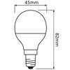 Żarówka LED P45 Kulka E14 4.9W = 40W 470lm 6500K Zimna 150° VALUE CLASSIC Osram