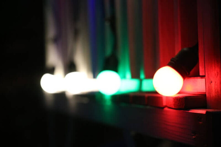 GIRLANDA OGRODOWA ozdobna 5,6m 10xE27 Filament 6W GOLDLUX (Polux)