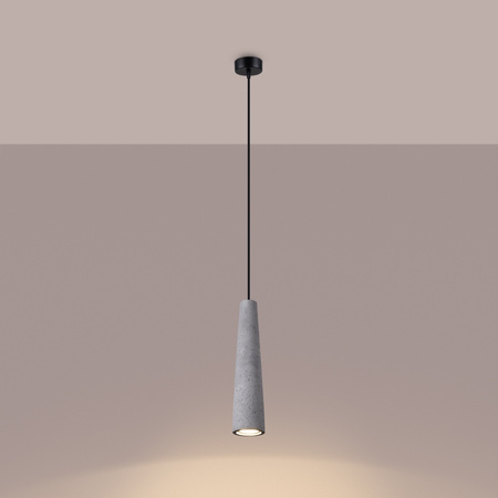 Lampa Sufitowa Wisząca Zwis GU10 Geometryczna Szara Industrialna Electra Sollux