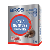 Pasta na Myszy i Szczury Silna Trutka 1kg BROS