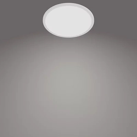Lampa Sufitowa Plafon Łazienkowy LED 15W 1500lm 4000K SceneSwitch IP44 Biała Super Slim CL550 Bathroom Philips