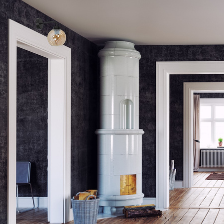 Lampa Ścienna Kinkiet SOFIA Bursztynowa 1xE27 Milagro