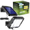 Naświetlacz Solarny LED Halogen Lampa Ogrodowa 6500K IP65 Czujnik Ruchu i Zmierzchu DECRO LUMILED