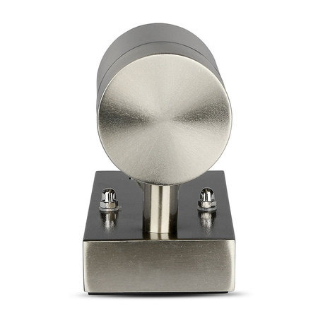 Lampa Ogrodowa Oprawa Elewacyjna Kinkiet GU10 IP44 Z czujnikiem ruchu Srebrny VT-7621 V-TAC