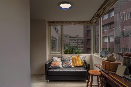 Plafon Lampa LED Oprawa Ozdobna Ściemnialna Czarna Niebieska 35W 3000K Ciepła LEDVANCE