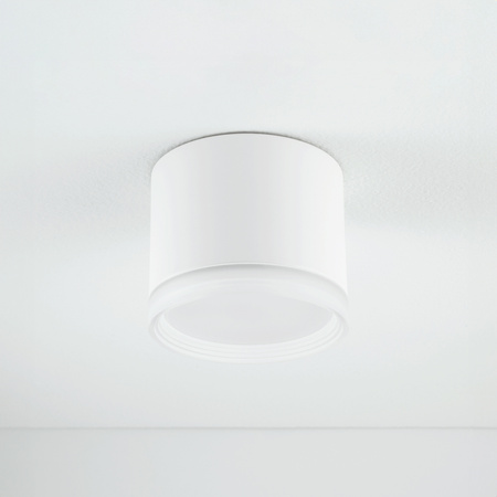 Oprawa Natynkowa Sufitowa GX53 SPOT TUBA Biała SILBA 10476 Nowodvorski