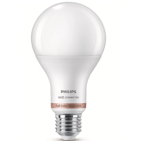 Żarówka LED E27 A60 12.5W = 100W 1521lm 2200-6500K RGB + TW Inteligentna SMART WiFi Bluetooth Aplikacja WiZ Philips