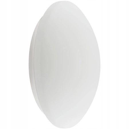 Plafon LED Lampa Sufitowa Natynkowa Pires E27 60W IP44 28cm Czujnik Ruchu Biała KANLUX