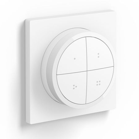 Kontroler Włącznik Ściemniacz Pilot Biały Regulator Zigbee Bluetooth Tap Dial Switch Philips HUE