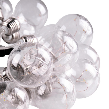 Girlanda Ogrodowa Zewnętrzna Łańcuch Świetlny 20 LED 2700K