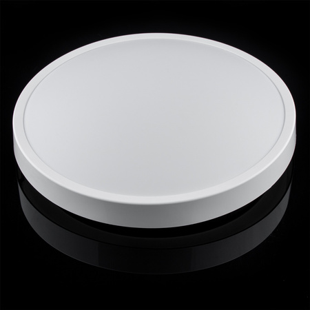 Plafon LED Lampa Sufitowa Natynkowa Łazienkowa 24W 4000K IP44 ZOE Biała 35cm