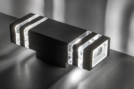 Kinkiet Ogrodowy Elewacyjny Podwójny góra dół INEZ DUO LED 2x GU10 ALUMINIUM Ciemno-szary IP54