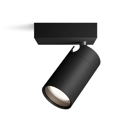 Lampa Ścienna Kinkiet GU10 IP44 Czarna Kosipo Philips