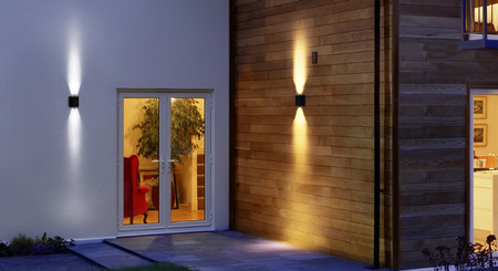 Lampa Ogrodowa Zewnętrzna Kinkiet Elewacyjny LED 10.5W 550lm 3000K IP44 Szary Endura Ledvance