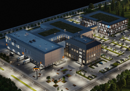 Lampa Uliczna LED Przemysłowa Oprawa Drogowa 58W 8250lm 3000K IP66 Biały Streetlight Flex Ledvance