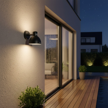 Kinkiet lampa oprawa zewnętrzna ogrodowa ścienna ARNE E27 GOLDLUX (Polux)