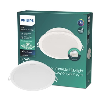 Panel LED Oprawa Podtynkowa Wpuszczana MESON 12.5W 6500K 14cm Okrągła Downlight PHILIPS