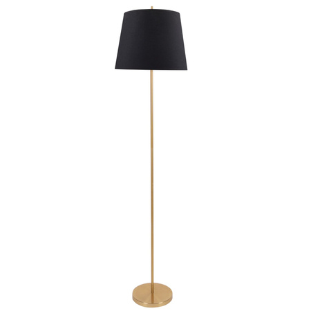 Lampa Podłogowa Oprawa Stojąca E27 Czarna Złota ELENA Sanico Goldlux