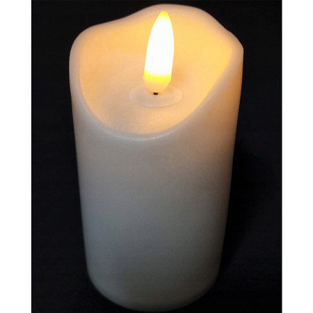 Wkład Elektryczny LED Świeca Znicz Efekt Płomienia 9,5 cm