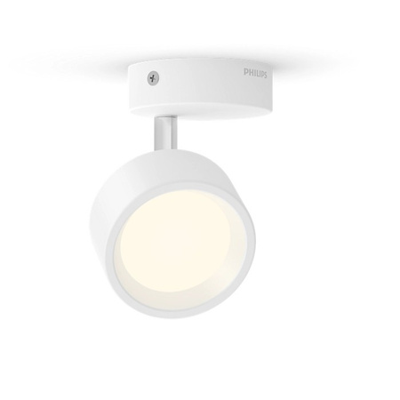 Lampa Sufitowa LED 5.5W 2700K BRACIA Reflektor Oprawa Ruchoma Biała PHILIPS