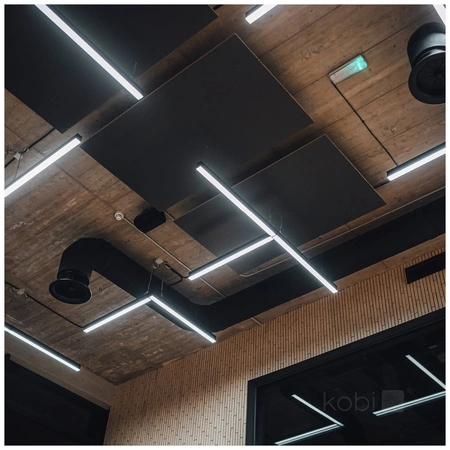 Łącznik L do LED Koline K2 8W 800lm CCT Czarny Kobi