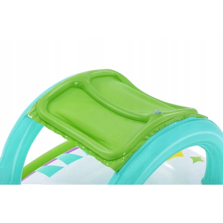 Łódka do Pływania dla Dzieci Ponton Dmuchany z Daszkiem 