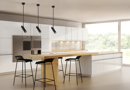 Lampa Sufitowa Oprawa Natynkowa Reflektor Punktowa SPOT GU10 Czarna Nowoczesna EYE SUPER B 6503 Nowodvorski